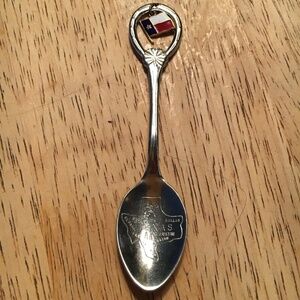 Republic of Texas sterling silver souvenir spoon